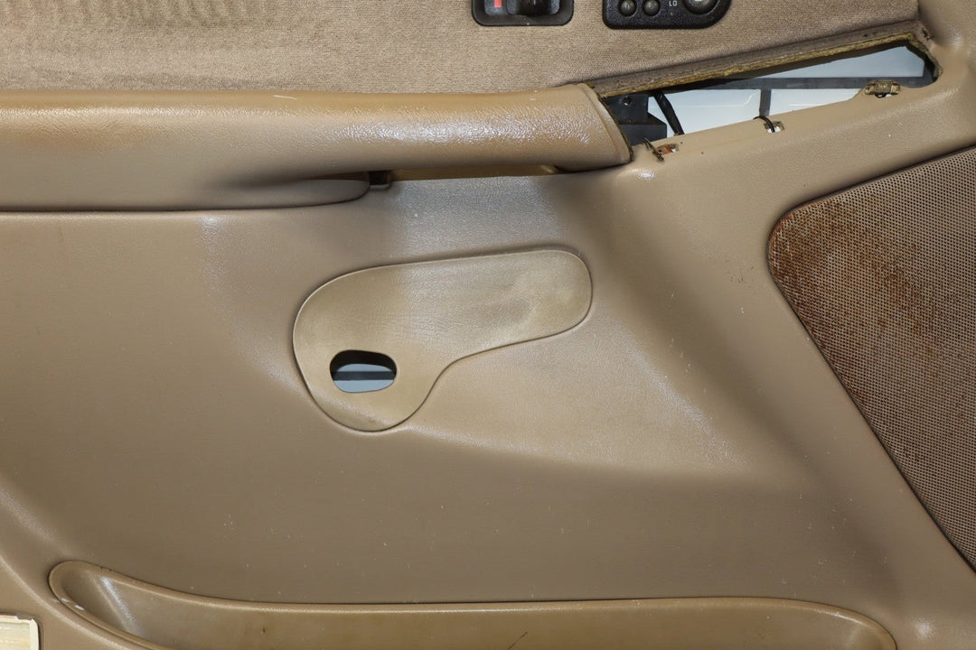 2001 - 2002 GMC Sierra 2500 HD Left Front Door Trim Panel Neutral 52