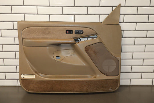 2001 - 2002 GMC Sierra 2500 HD Left Front Door Trim Panel Neutral 52