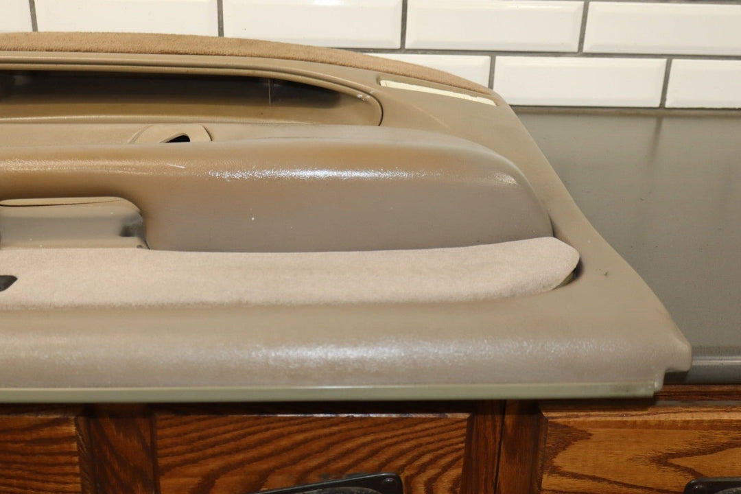 2001 - 2002 GMC Sierra 2500 HD Left Front Door Trim Panel Neutral 52