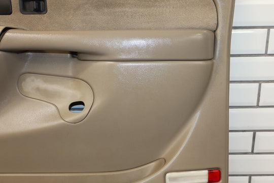 2001 - 2002 GMC Sierra 2500 HD Right Front Door Trim Panel Neutral 52