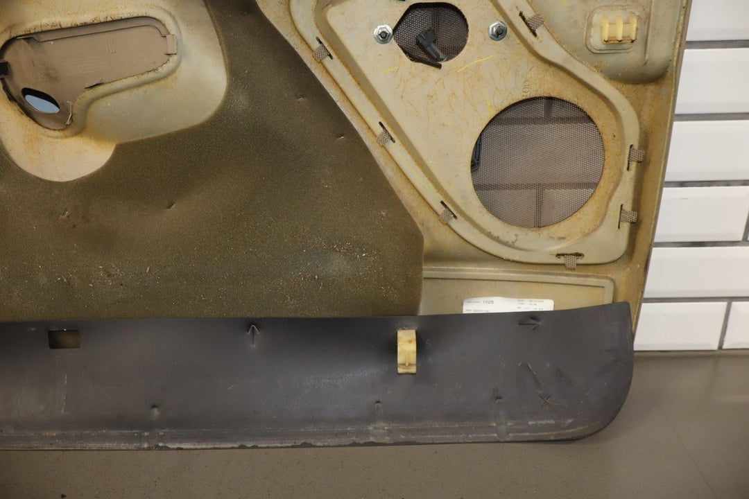 2001 - 2002 GMC Sierra 2500 HD Right Front Door Trim Panel Neutral 52