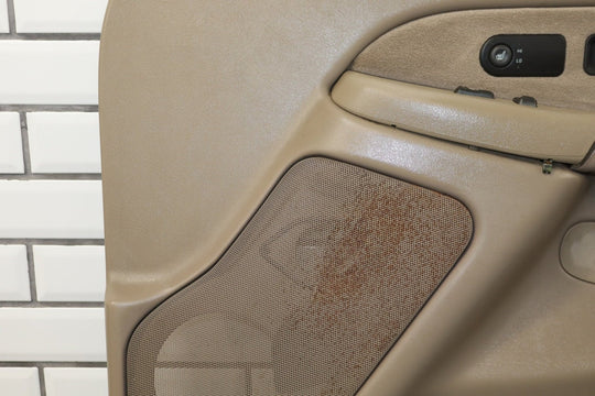 2001 - 2002 GMC Sierra 2500 HD Right Front Door Trim Panel Neutral 52