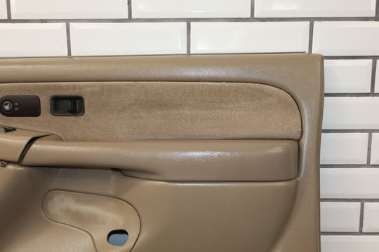 2001 - 2002 GMC Sierra 2500 HD Right Front Door Trim Panel Neutral 52