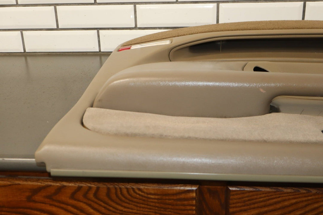 2001 - 2002 GMC Sierra 2500 HD Right Front Door Trim Panel Neutral 52