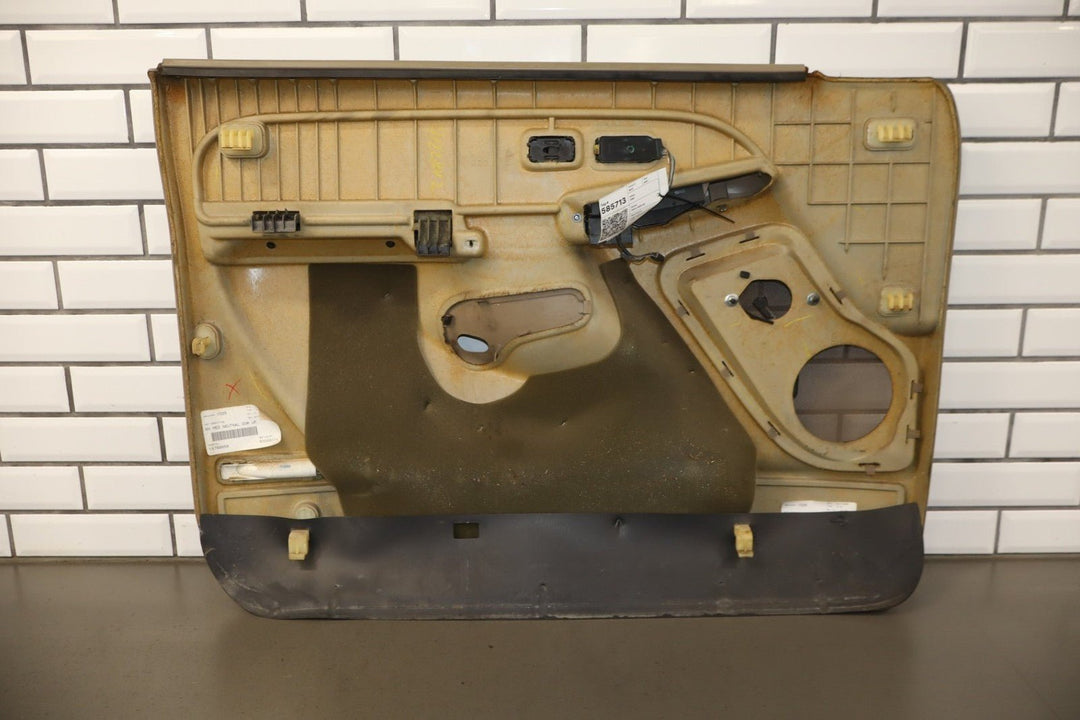 2001 - 2002 GMC Sierra 2500 HD Right Front Door Trim Panel Neutral 52