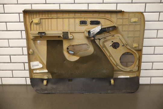 2001 - 2002 GMC Sierra 2500 HD Right Front Door Trim Panel Neutral 52