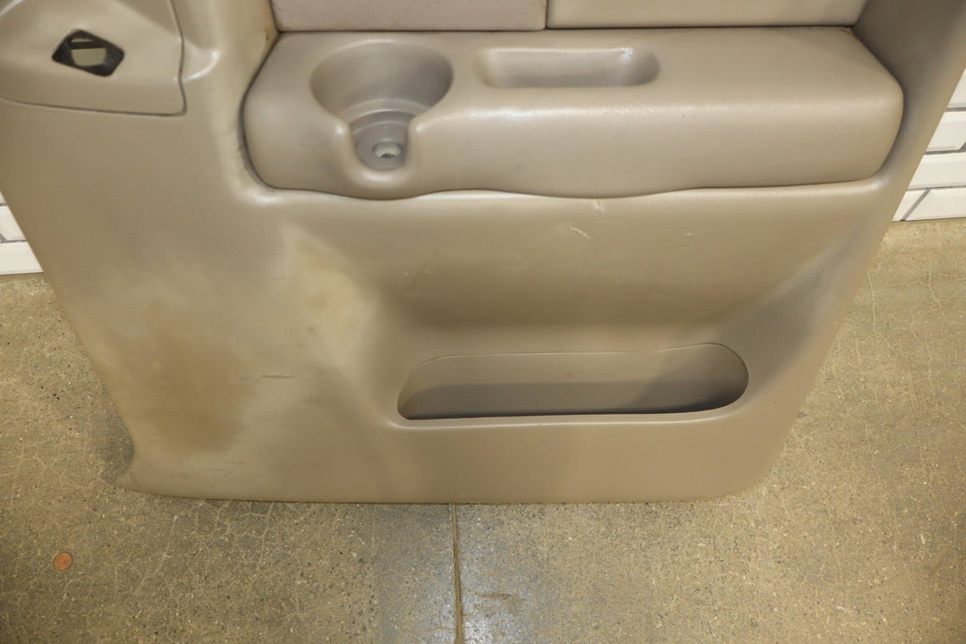 2001 - 2002 GMC Sierra 2500 HD Right Rear Door Trim Panel Neutral 52