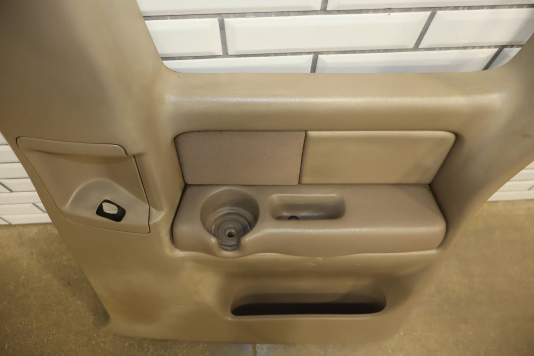 2001 - 2002 GMC Sierra 2500 HD Right Rear Door Trim Panel Neutral 52
