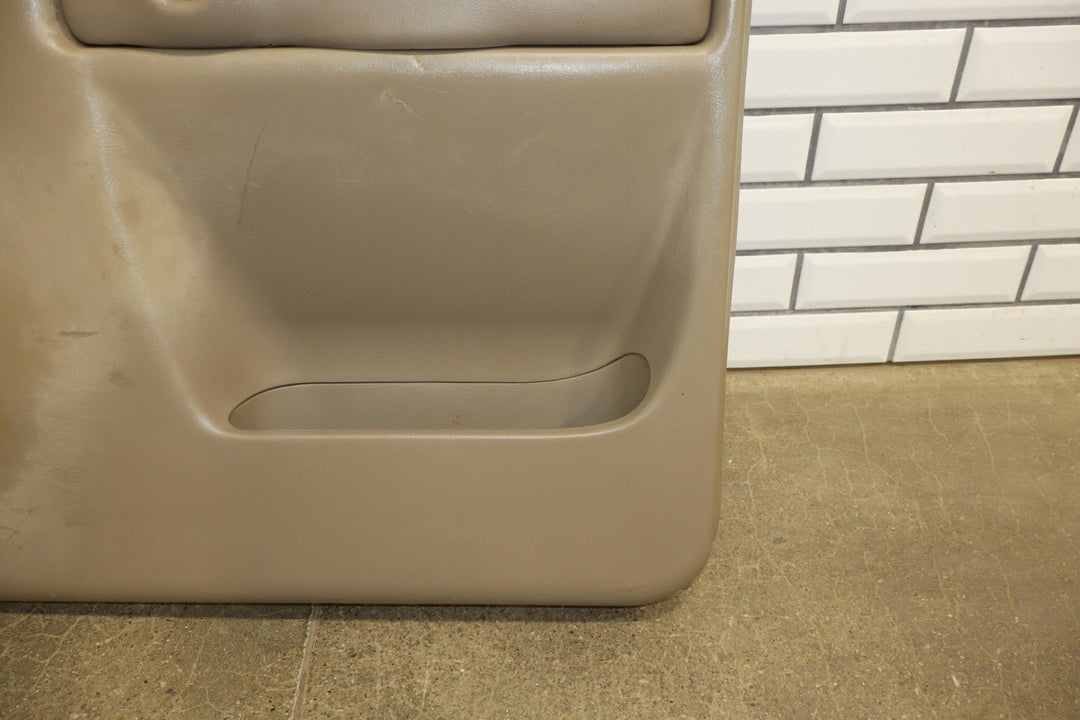 2001 - 2002 GMC Sierra 2500 HD Right Rear Door Trim Panel Neutral 52