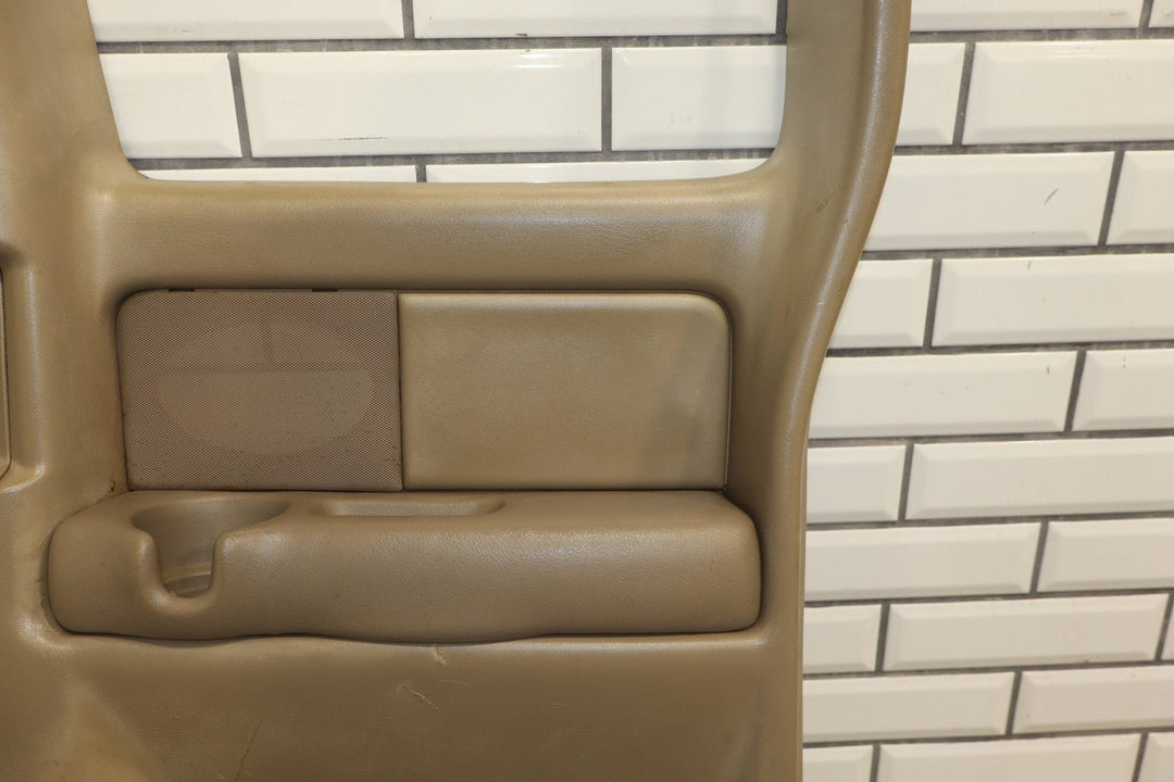 2001 - 2002 GMC Sierra 2500 HD Right Rear Door Trim Panel Neutral 52