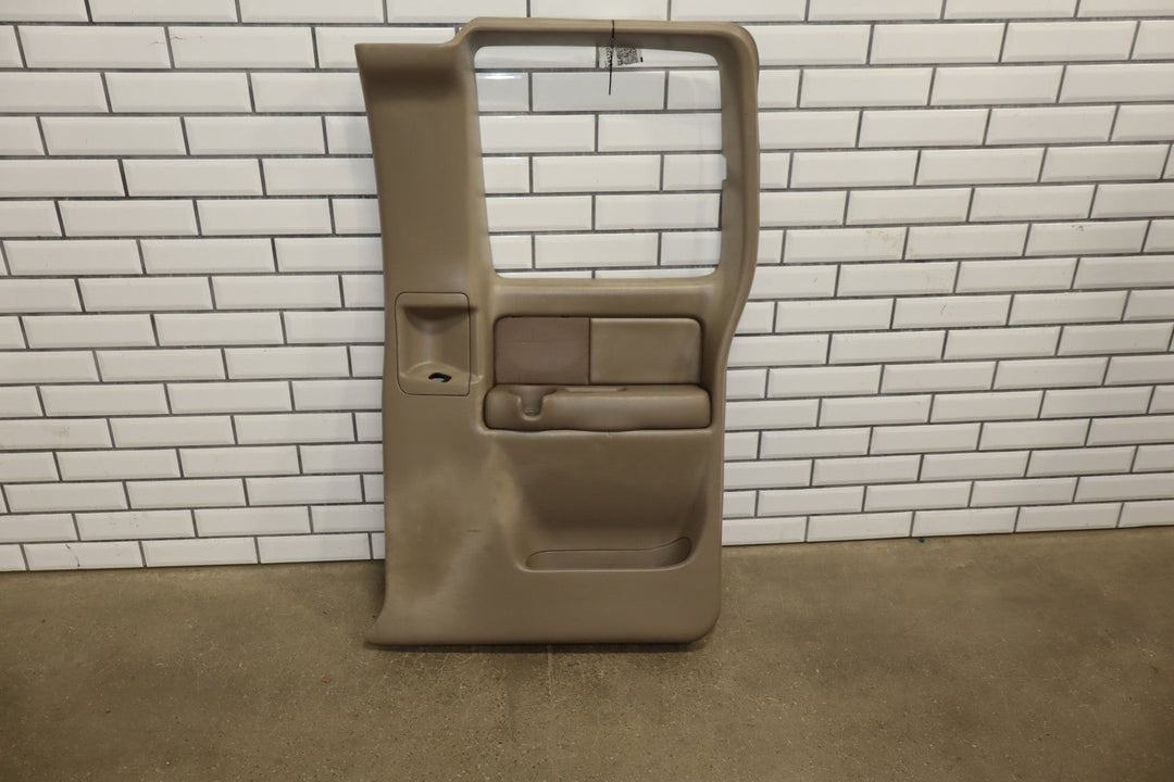 2001 - 2002 GMC Sierra 2500 HD Right Rear Door Trim Panel Neutral 52
