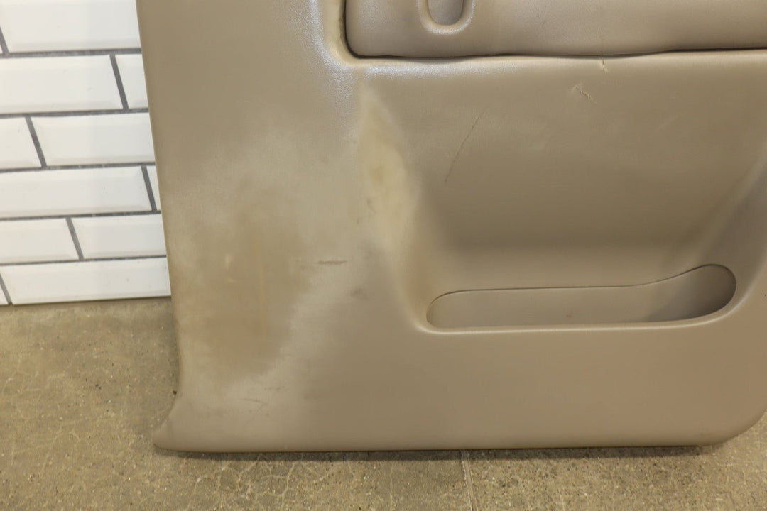 2001 - 2002 GMC Sierra 2500 HD Right Rear Door Trim Panel Neutral 52