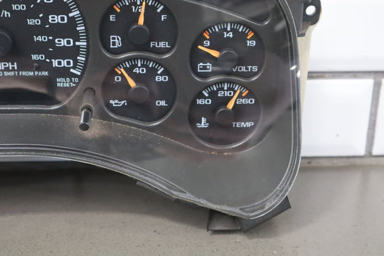 2001 - 2002 GMC Sierra 2500 HD Speedometer Cluster Gasoline Trans Temp 226k