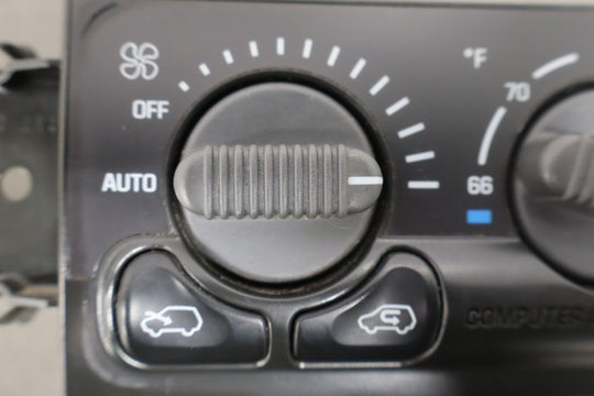 2001 - 2002 GMC Sierra OEM Manual Temperature Climate Control 15054697