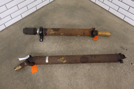 2001 - 2003 Chevy GMC 2500 Crew Cab 2 Piece Rear Driveshaft (4x4 153" Wheelbase)