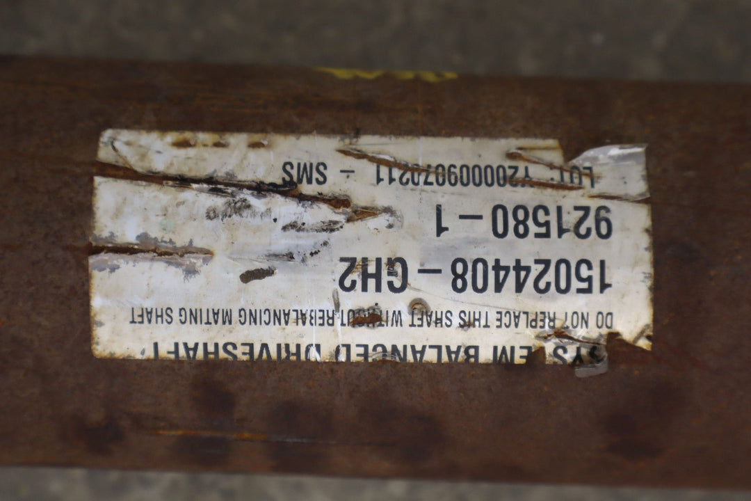 2001 - 2003 Chevy GMC 2500 Crew Cab 2 Piece Rear Driveshaft (4x4 153" Wheelbase)