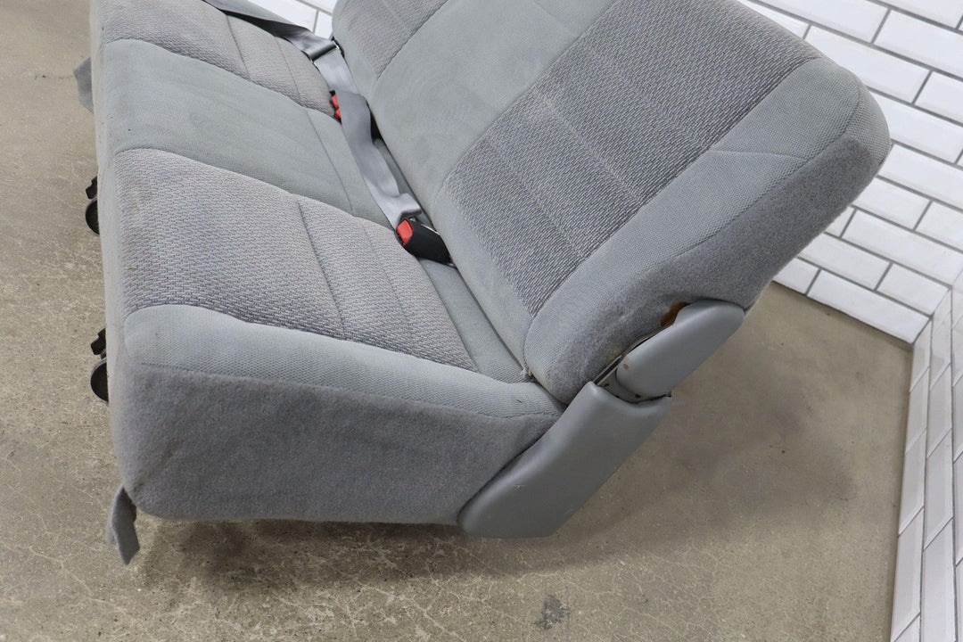 2001 - 2005 Ford Excursion Medium Flint Cloth 3rd Row Bench Seat Assembly