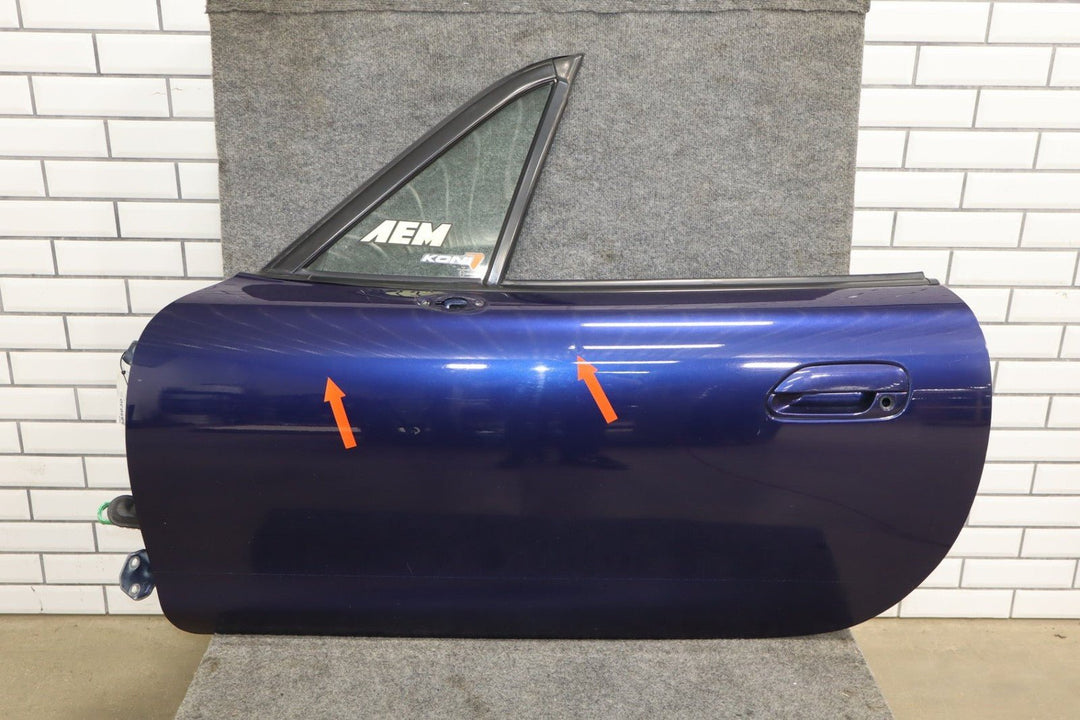 2001 - 2005 Mazda Miata Left Front Door Strato Blue 25E