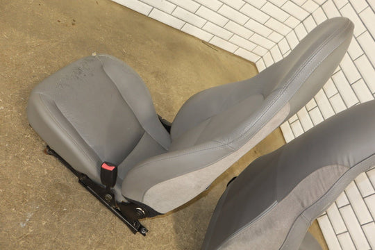 2001 - 2005 Mazda Miata NB Pair Manual Leather Bucket Seats *Gray C8