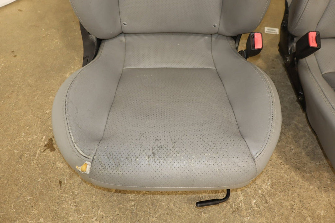 2001 - 2005 Mazda Miata NB Pair Manual Leather Bucket Seats *Gray C8