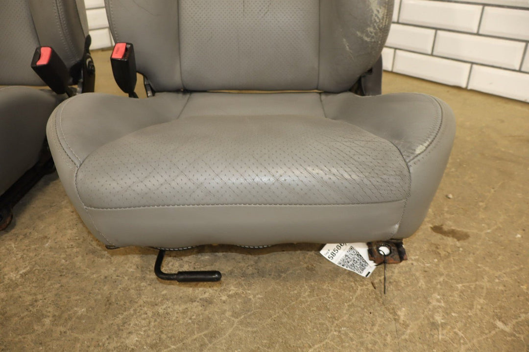 2001 - 2005 Mazda Miata NB Pair Manual Leather Bucket Seats *Gray C8