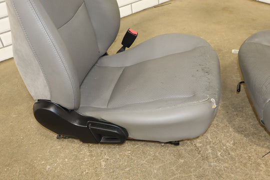 2001 - 2005 Mazda Miata NB Pair Manual Leather Bucket Seats *Gray C8