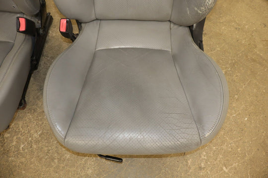 2001 - 2005 Mazda Miata NB Pair Manual Leather Bucket Seats *Gray C8