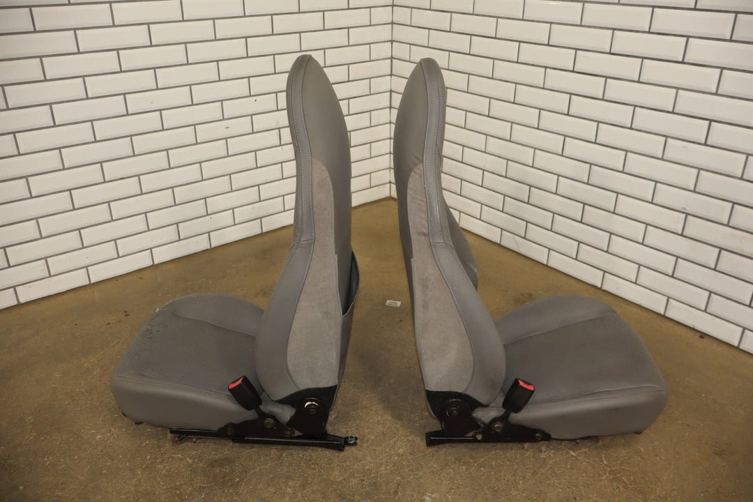 2001 - 2005 Mazda Miata NB Pair Manual Leather Bucket Seats *Gray C8