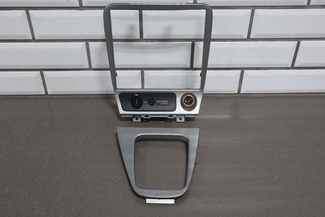 2001 - 2005 Mazda MX - 5 Miata Radio Silver Bezel Trim OEM