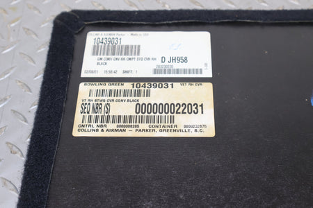 2001 Chevrolet Corvette- Trim Panel