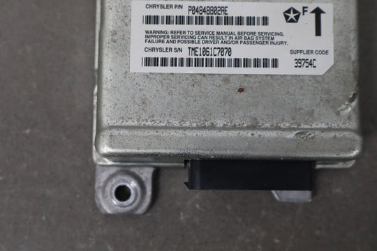 2001 Dodge Viper R/T - 10 Airbag SRS Module P04848802AE