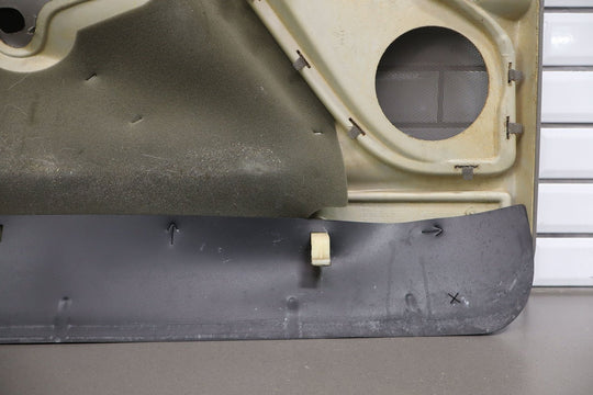 2001 GMC Sierra 2500 Right Front Door Trim Panel Grey