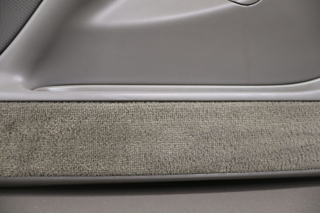 2001 GMC Sierra 2500 Right Front Door Trim Panel Grey
