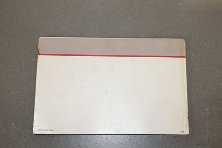 2001 Lexus LX470 Owners Manual Set w/ Supplement & Leather Case OEM