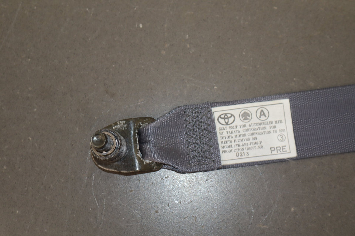 2001 Lexus LX470 Right Front Seat Belt Gray 10