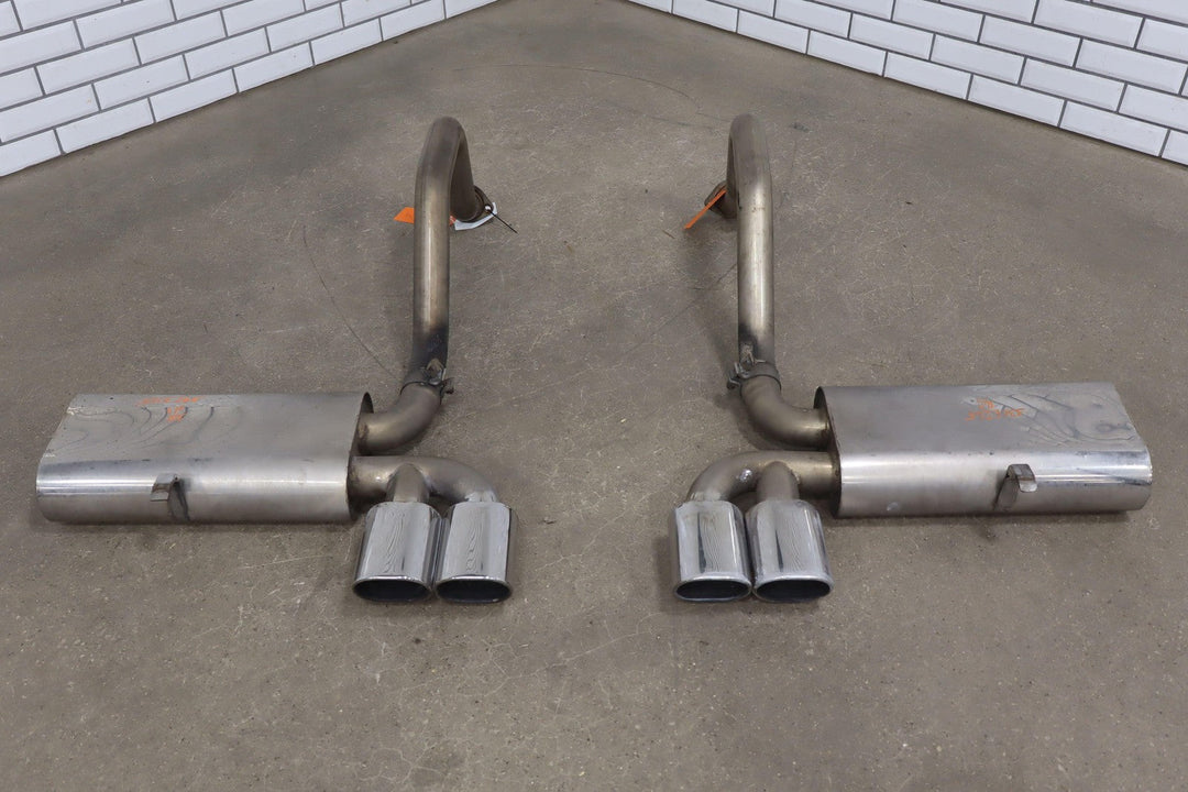 2002 - 2004 C5 Corvette Aftermarket Dual Tip Mufflers