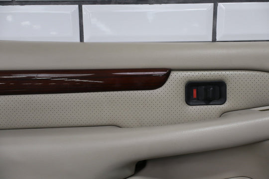 2002 Cadillac Escalade Left Rear Door Trim Panel OEM Shale