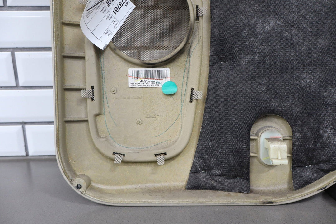 2002 Cadillac Escalade Left Rear Door Trim Panel OEM Shale