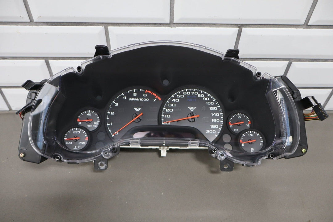 2002 Chevrolet Corvette Speedometer Instrument Cluster