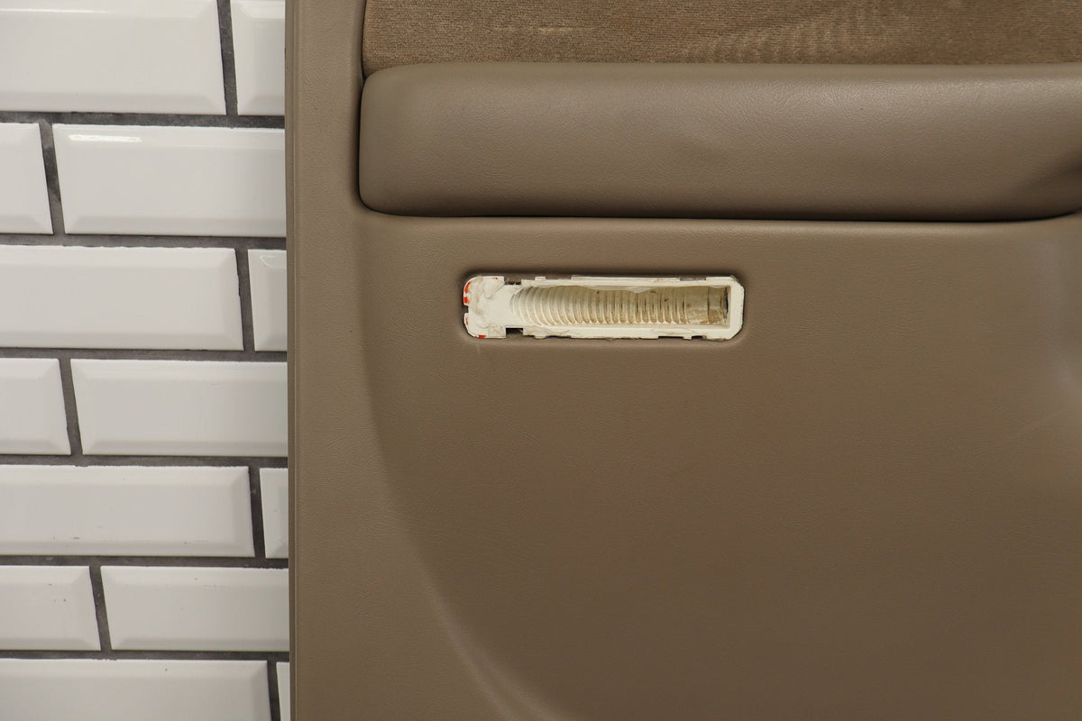 2002 Chevrolet Silverado 2500 HD Left Rear Door Panel Tan 52