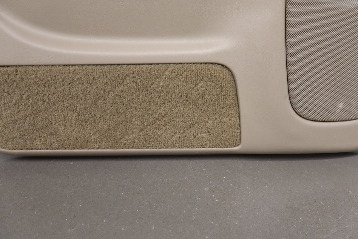 2002 Chevrolet Silverado 2500 HD Left Rear Door Panel Tan 52
