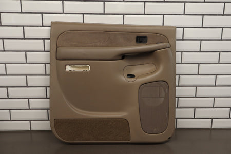 2002 Chevrolet Silverado 2500 HD Left Rear Door Panel Tan 52
