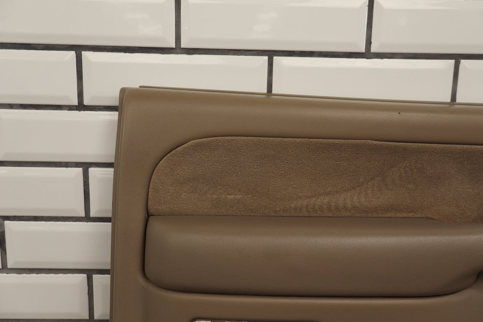 2002 Chevrolet Silverado 2500 HD Left Rear Door Panel Tan 52