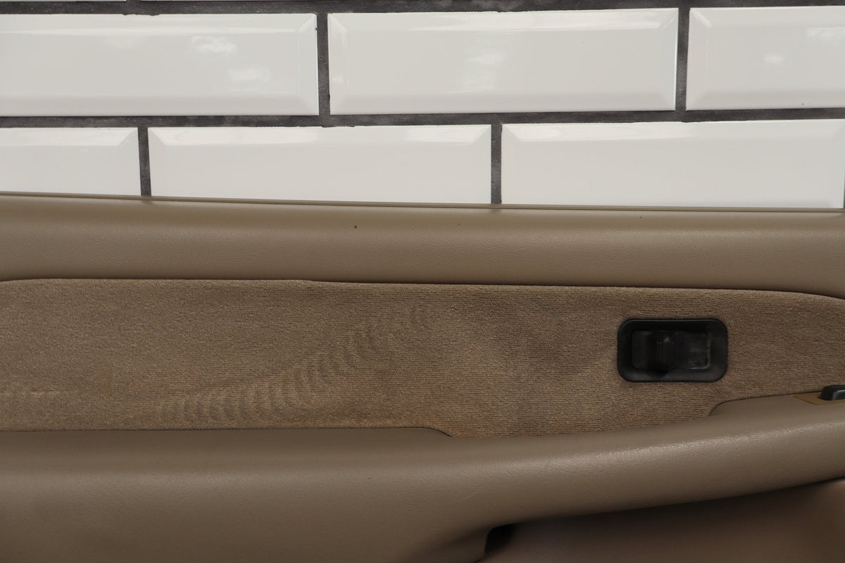 2002 Chevrolet Silverado 2500 HD Left Rear Door Panel Tan 52
