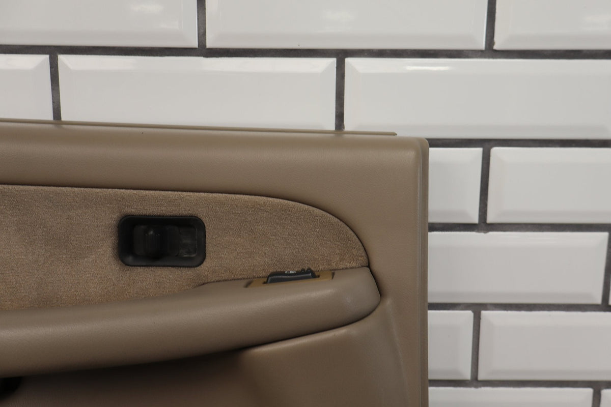 2002 Chevrolet Silverado 2500 HD Left Rear Door Panel Tan 52