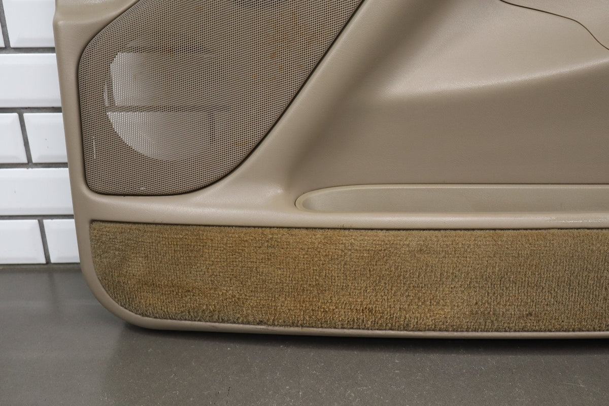 2002 Chevrolet Silverado 2500 HD Right Front Door Trim Panel Tan 52