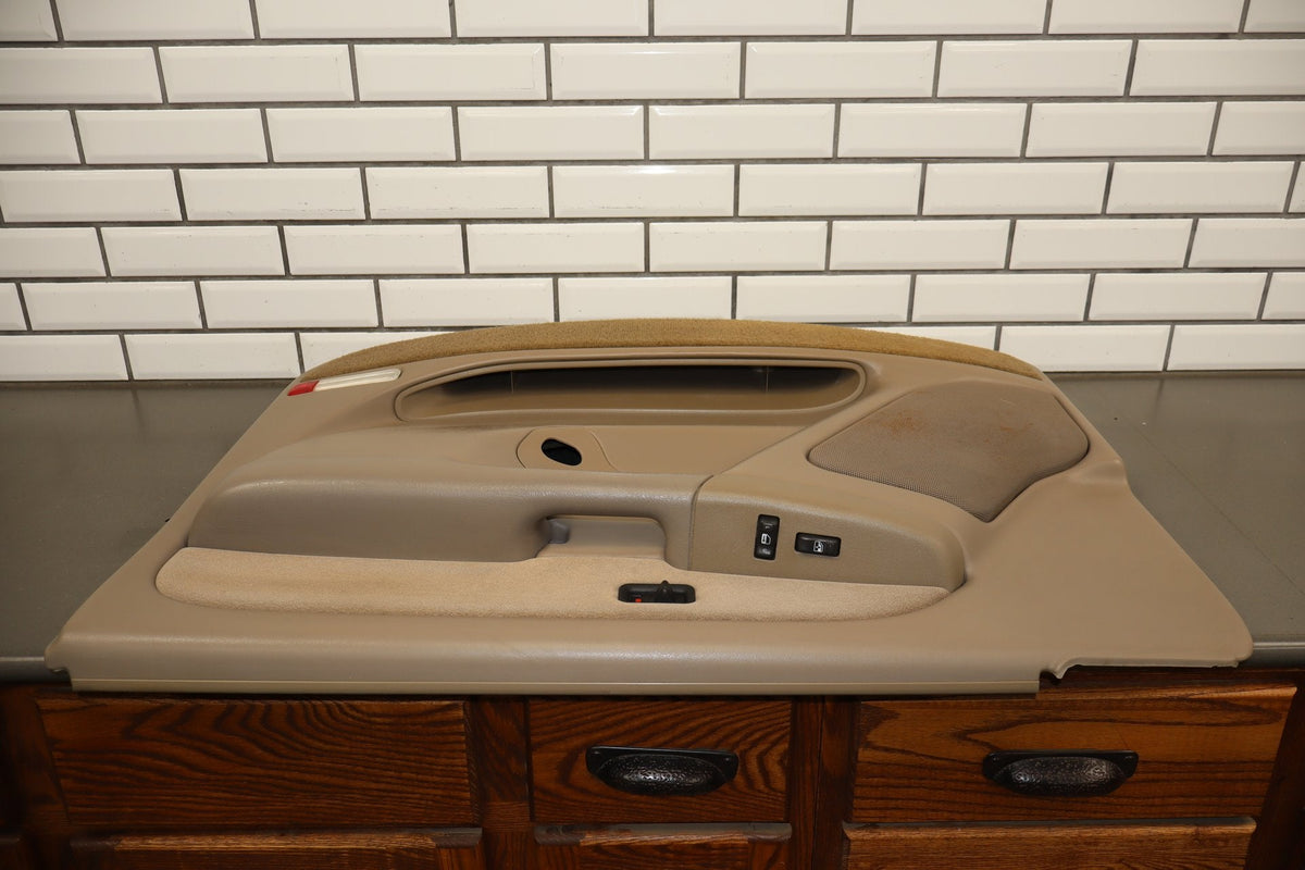 2002 Chevrolet Silverado 2500 HD Right Front Door Trim Panel Tan 52