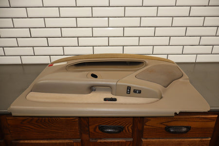 2002 Chevrolet Silverado 2500 HD Right Front Door Trim Panel Tan 52