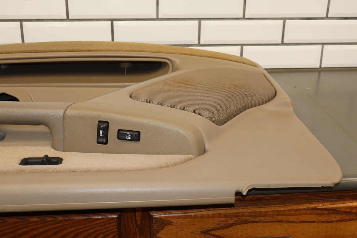 2002 Chevrolet Silverado 2500 HD Right Front Door Trim Panel Tan 52
