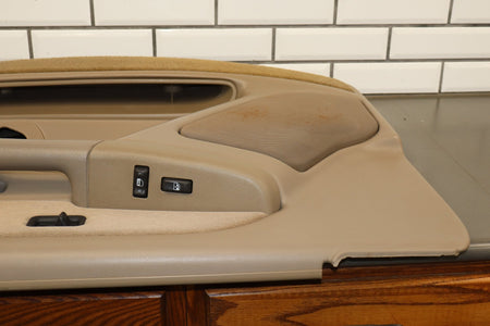 2002 Chevrolet Silverado 2500 HD Right Front Door Trim Panel Tan 52